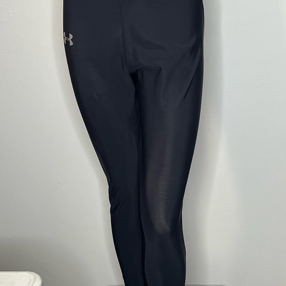 Under Armour Heatgear Black Base layer Pants Sz Large - Picture 2 of 5